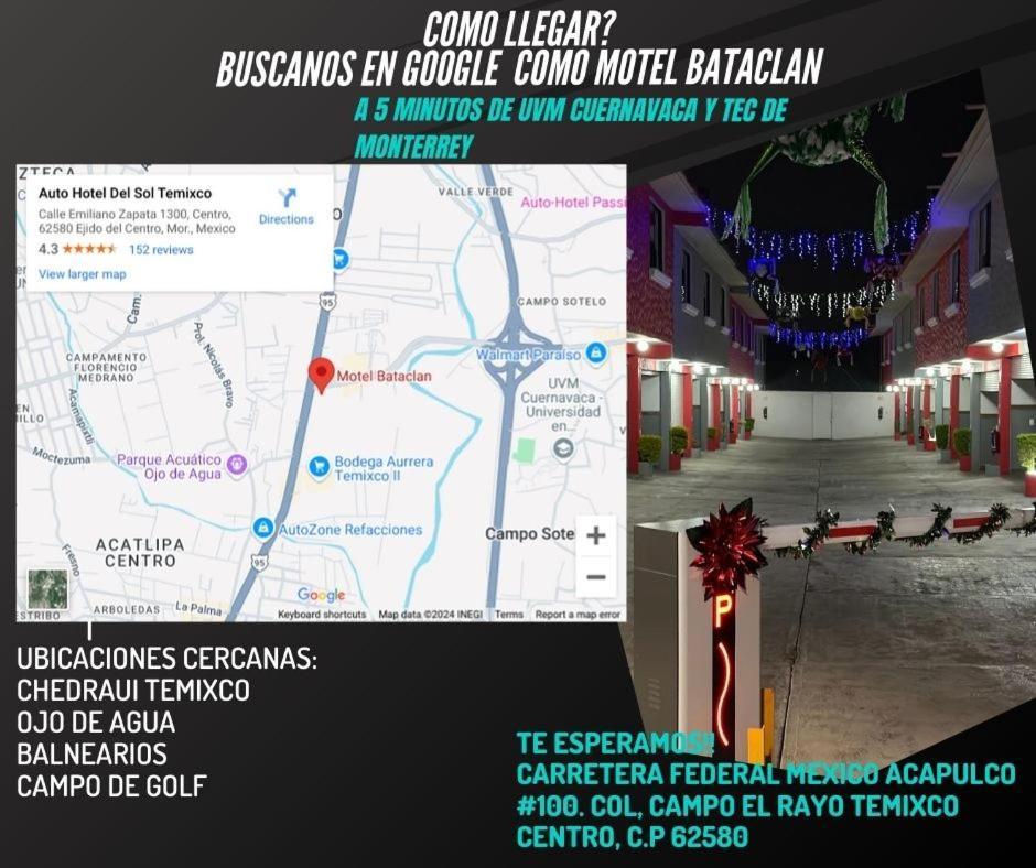 Hotel Bataclan Temixco Exteriör bild